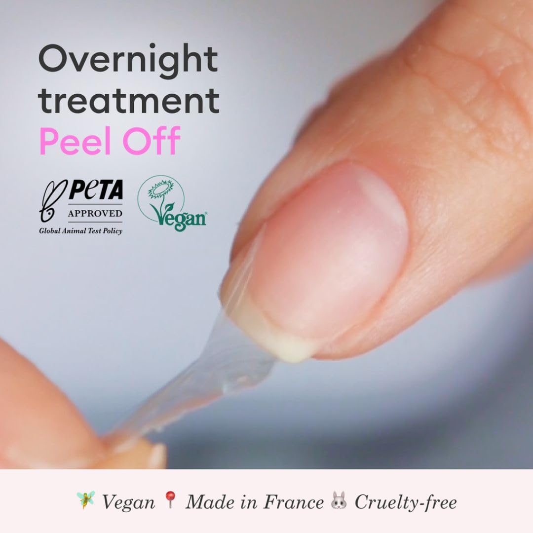 Manucurist SOS Nail Mask - Nail Care - Overnight Nail Mask - For Severely Damaged Nails - 80.5% natural plant based ingredients - 0.5 fl oz