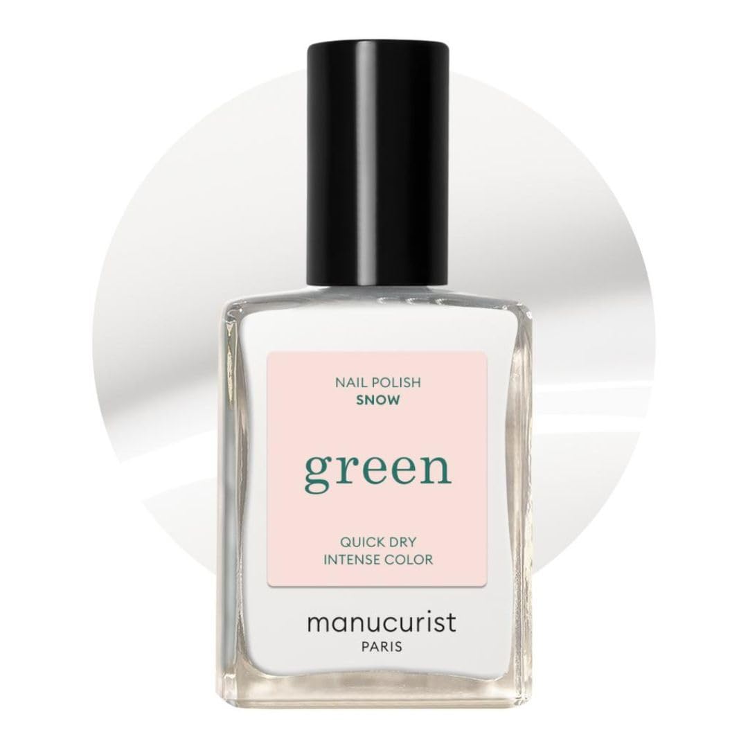 Manucurist - Green Red Cherry Nail Polish - Cherry Red Nail Polish - 9-Free, Vegan and Plant-Based - Manicure - Made in France - 0.5 fl oz