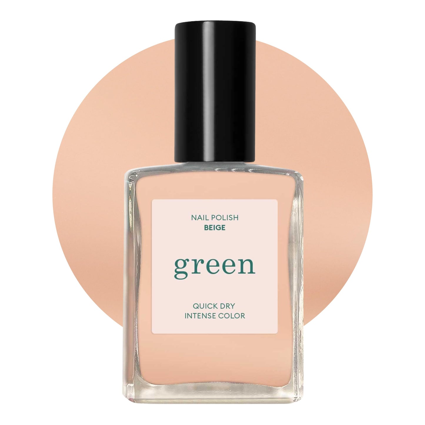 Manucurist - Green Red Cherry Nail Polish - Cherry Red Nail Polish - 9-Free, Vegan and Plant-Based - Manicure - Made in France - 0.5 fl oz